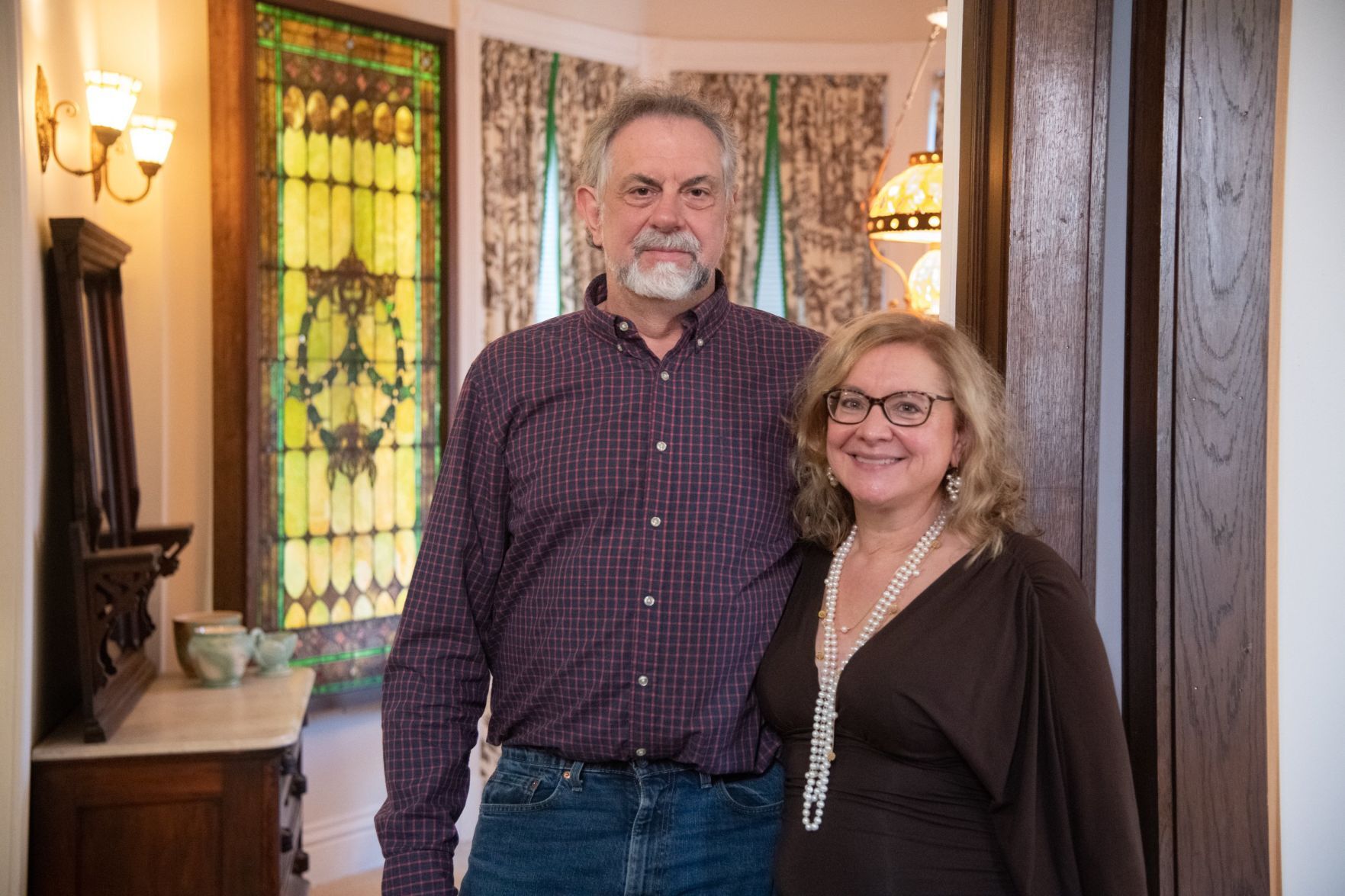 At home with Verona Schneider and Bill Hayes